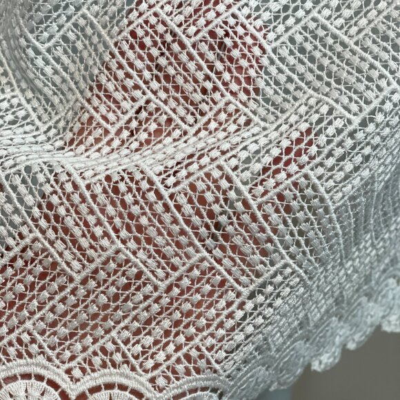 TRINA TURK 3/4 Sleeve Elegant White Dress Size 8 - Picture 5 of 11